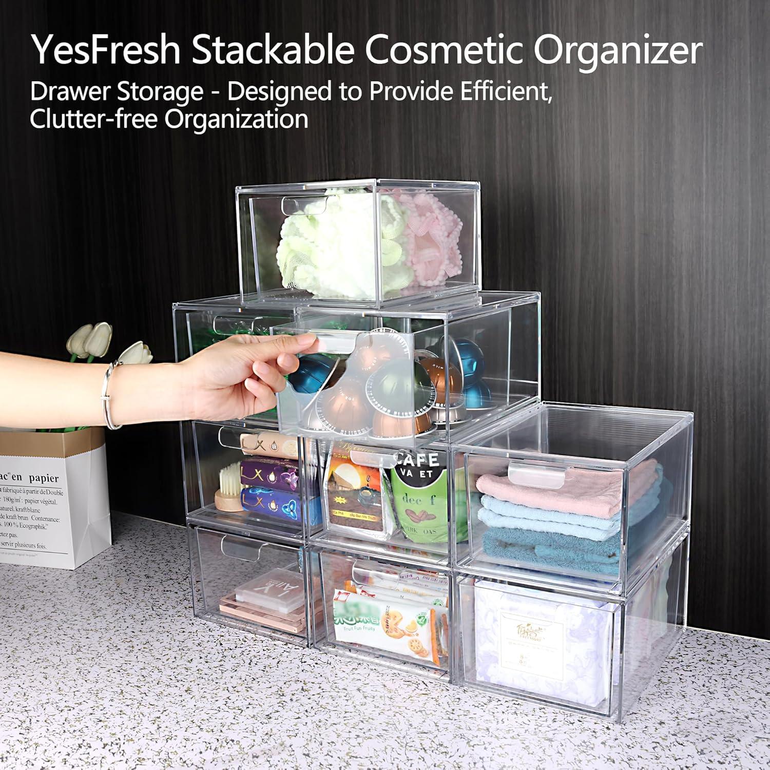 Organizador de Cajones Apilable ¡Sí! Fresco para Cosméticos 21x16cm