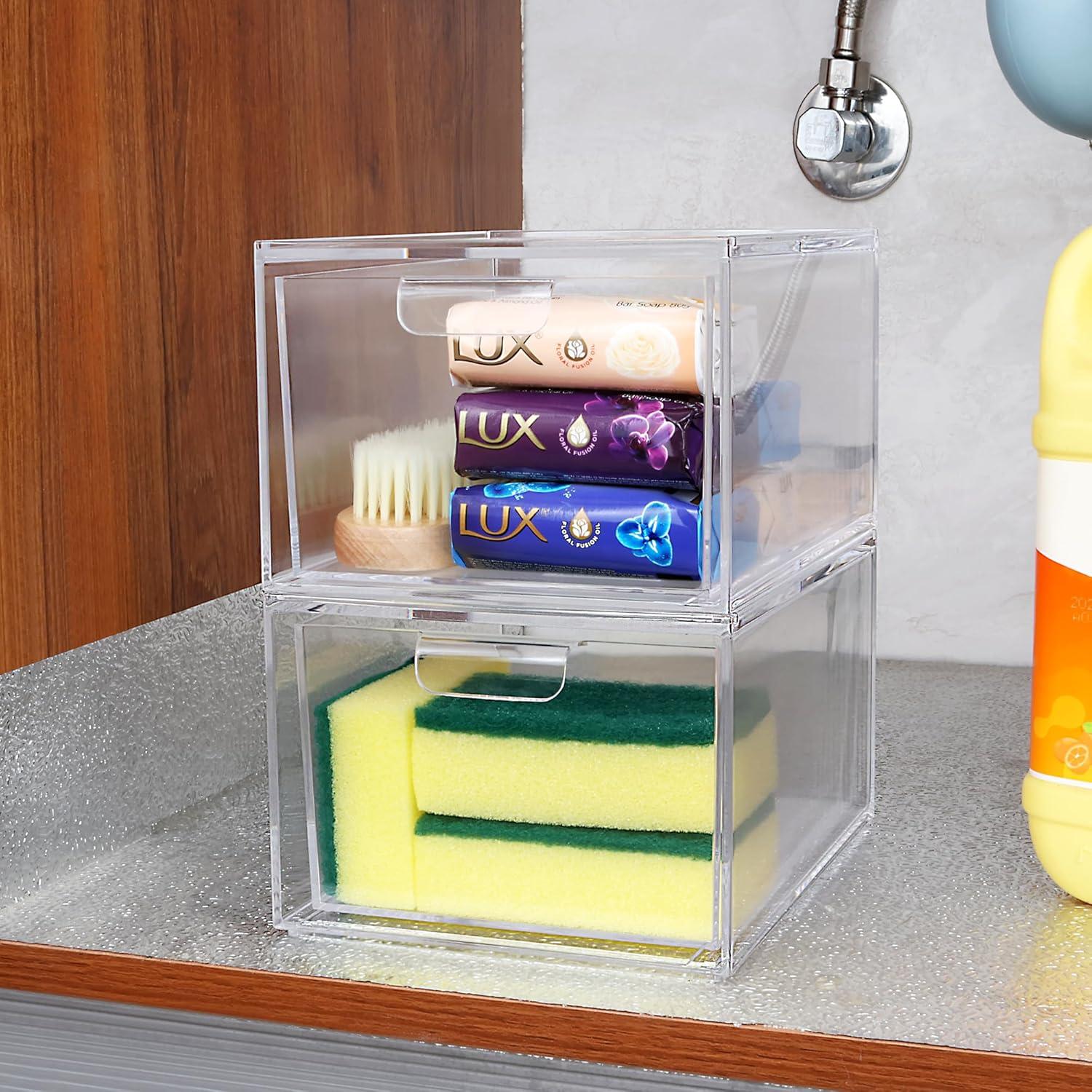 Organizador de Cajones Apilable ¡Sí! Fresco para Cosméticos 21x16cm