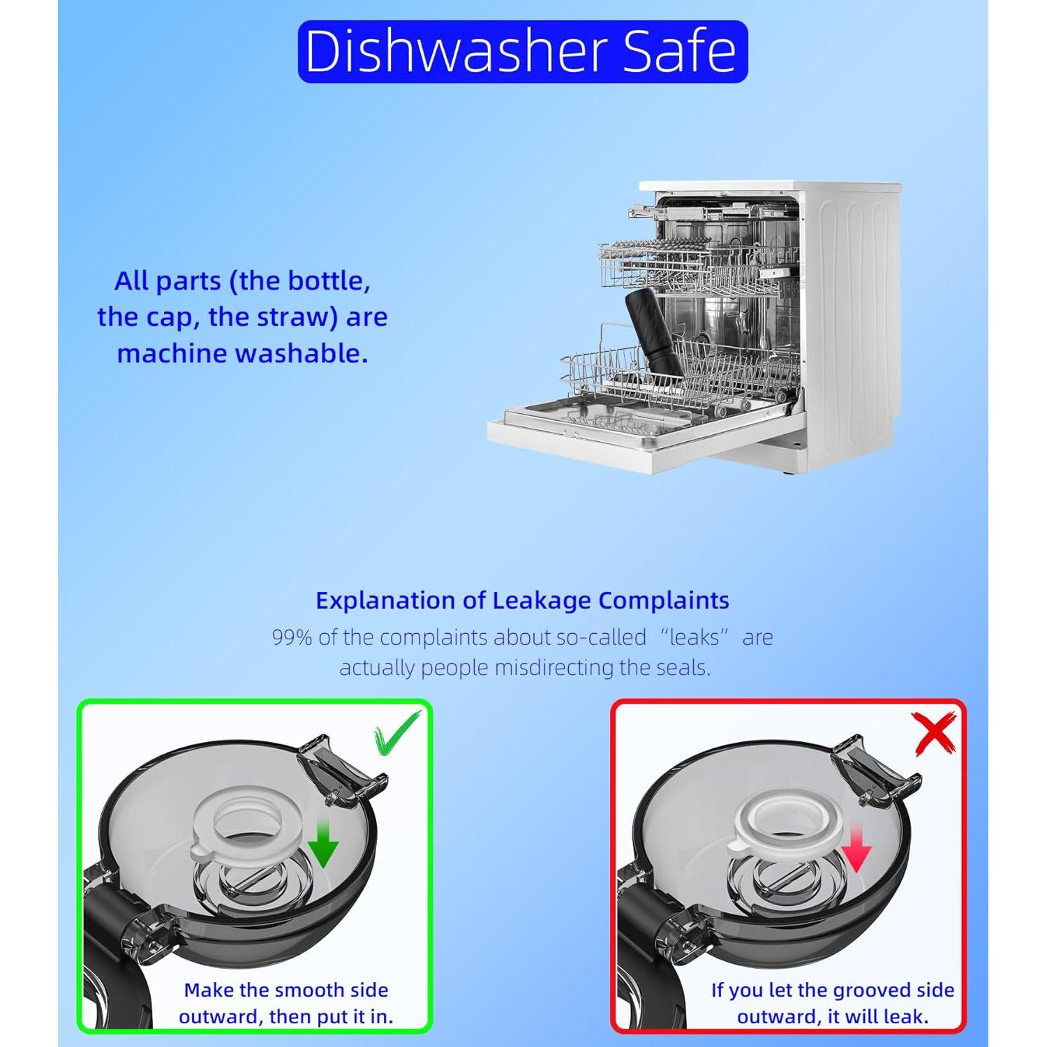 Botella de Agua Aislada MYFOREST 700ml Acero Quirúrgico Negra