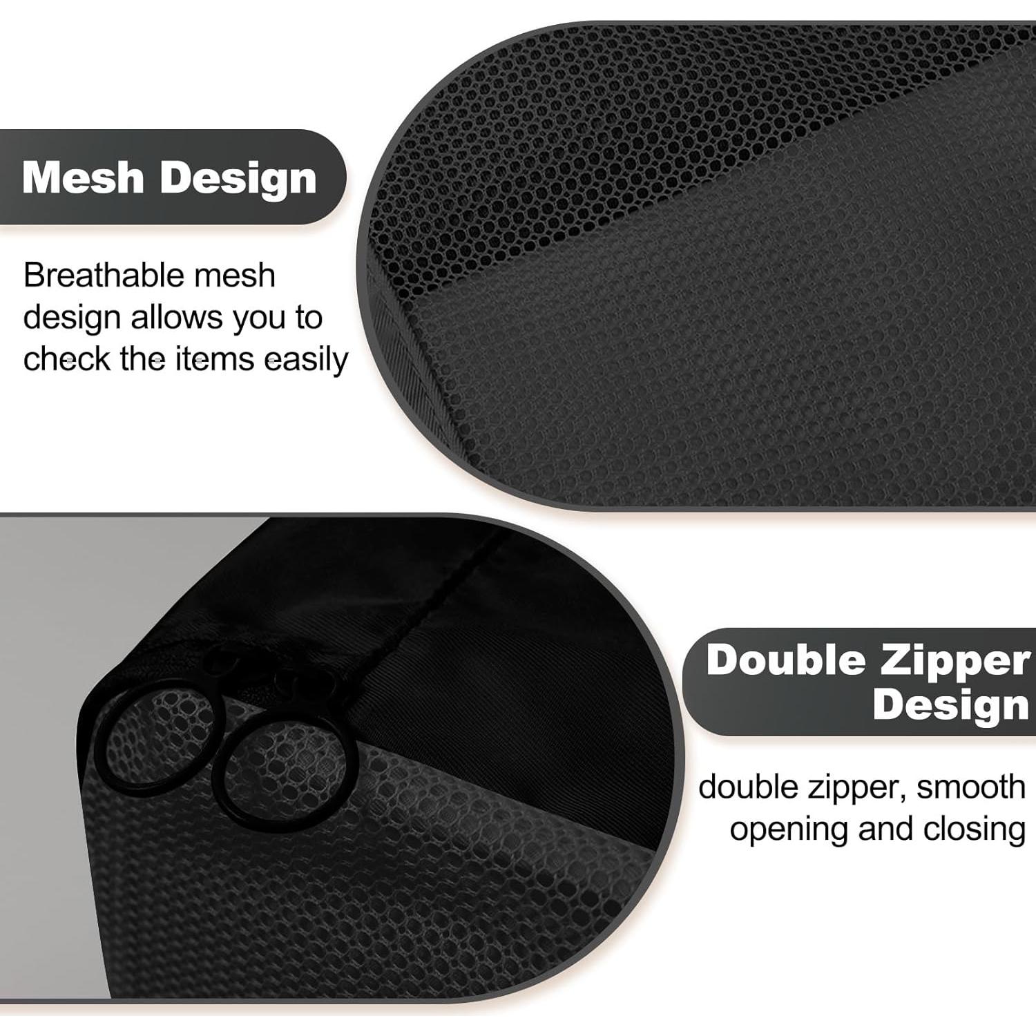 Set de 6 Cubos de Empaque PNEUICALLY Negro para Viaje