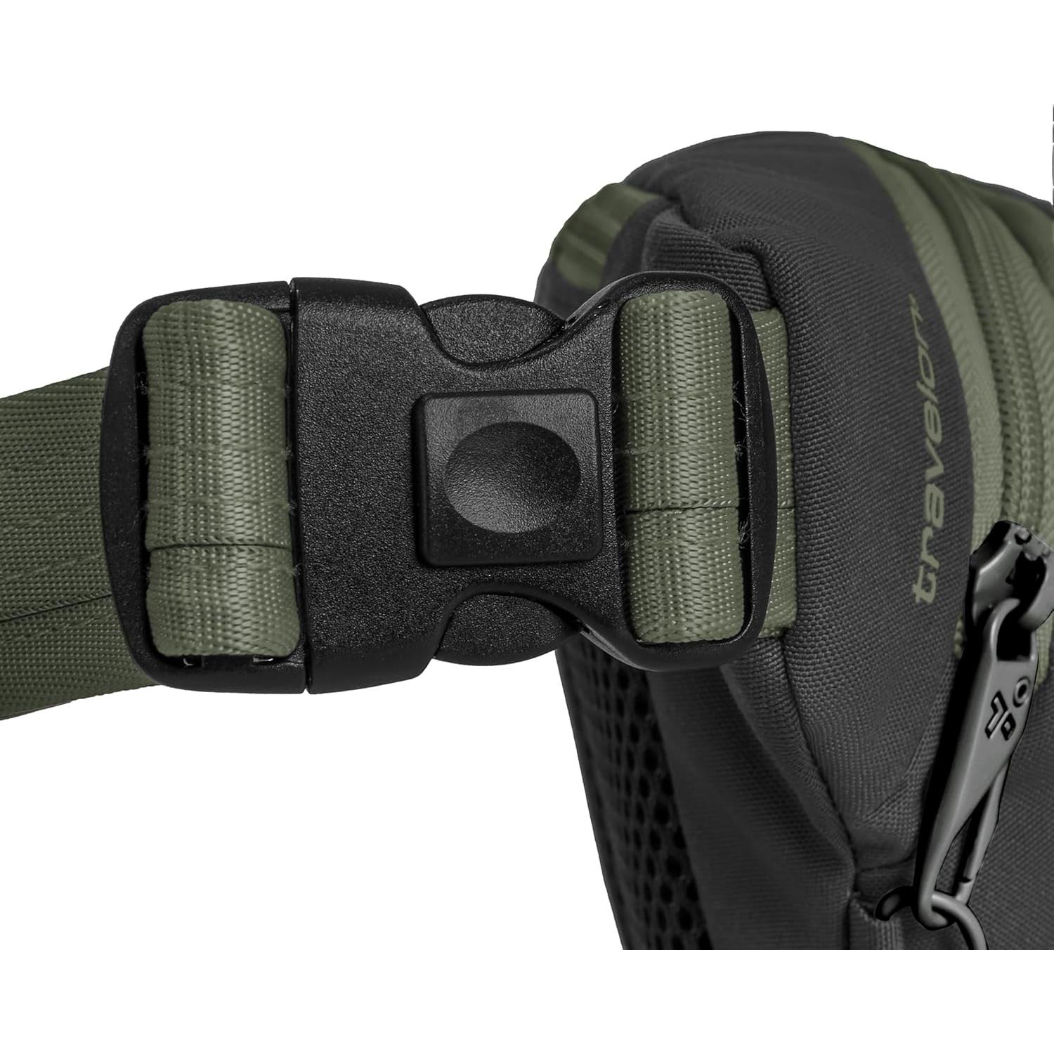 Bolsa de Cintura Anti-Robo Travelon 28x15 cm Negro