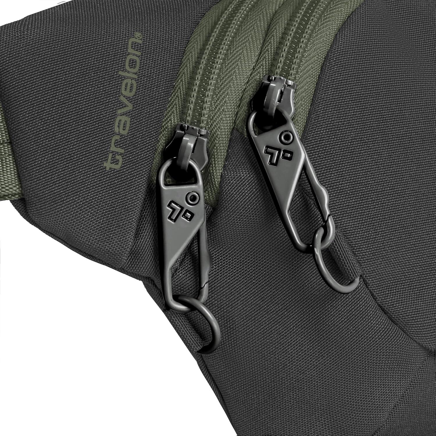 Bolsa de Cintura Anti-Robo Travelon 28x15 cm Negro