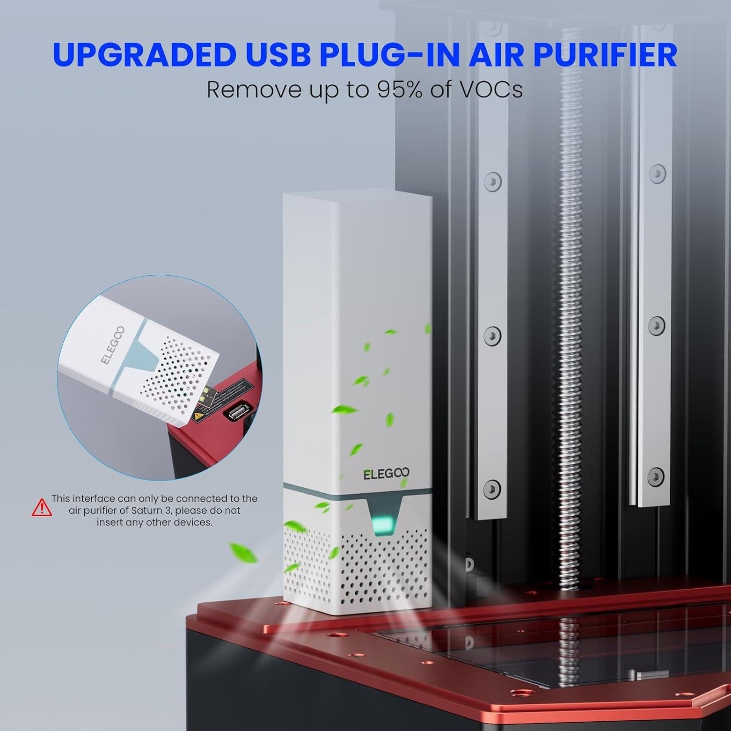 Impresora 3D de Resina ELEGOO Saturn 3 12K 10" LCD Monocromática