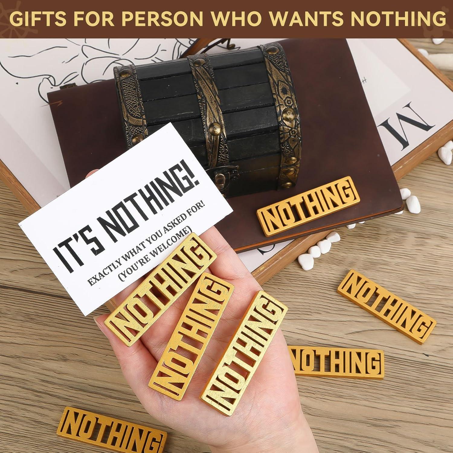 Cofre Pirata de Nada JULEASEL - Regalo Divertido para Cumpleaños