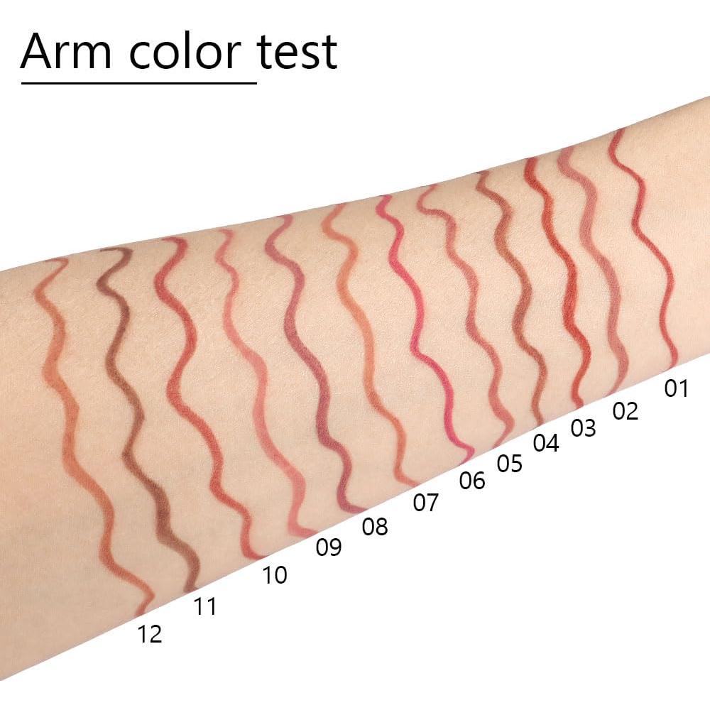 Juego de 12 Lápices de Labios Mate SUAKE - Colores Vibrantes