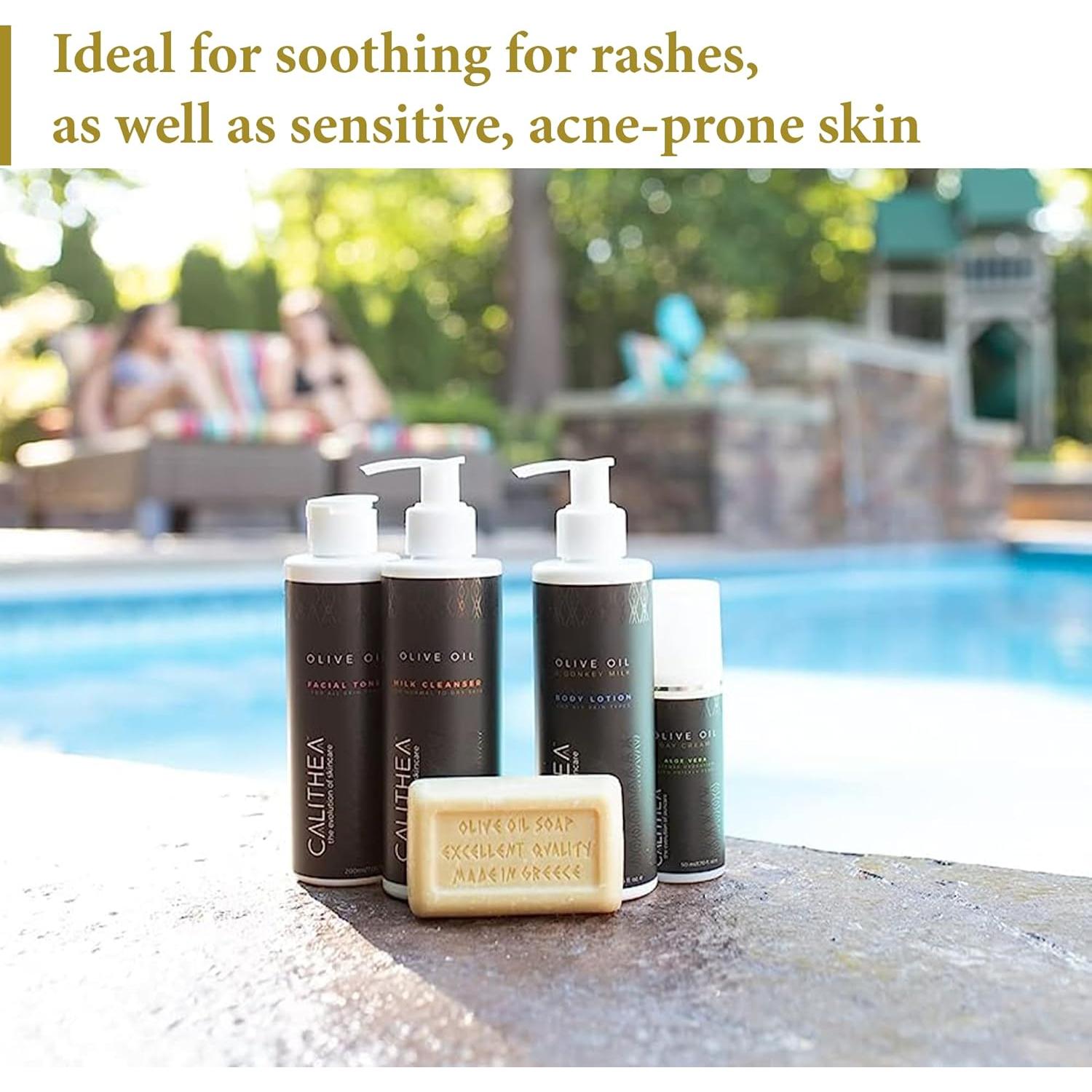 Jabón Natural Calithea 3 Pack - Aceite de Oliva y Argán 300g