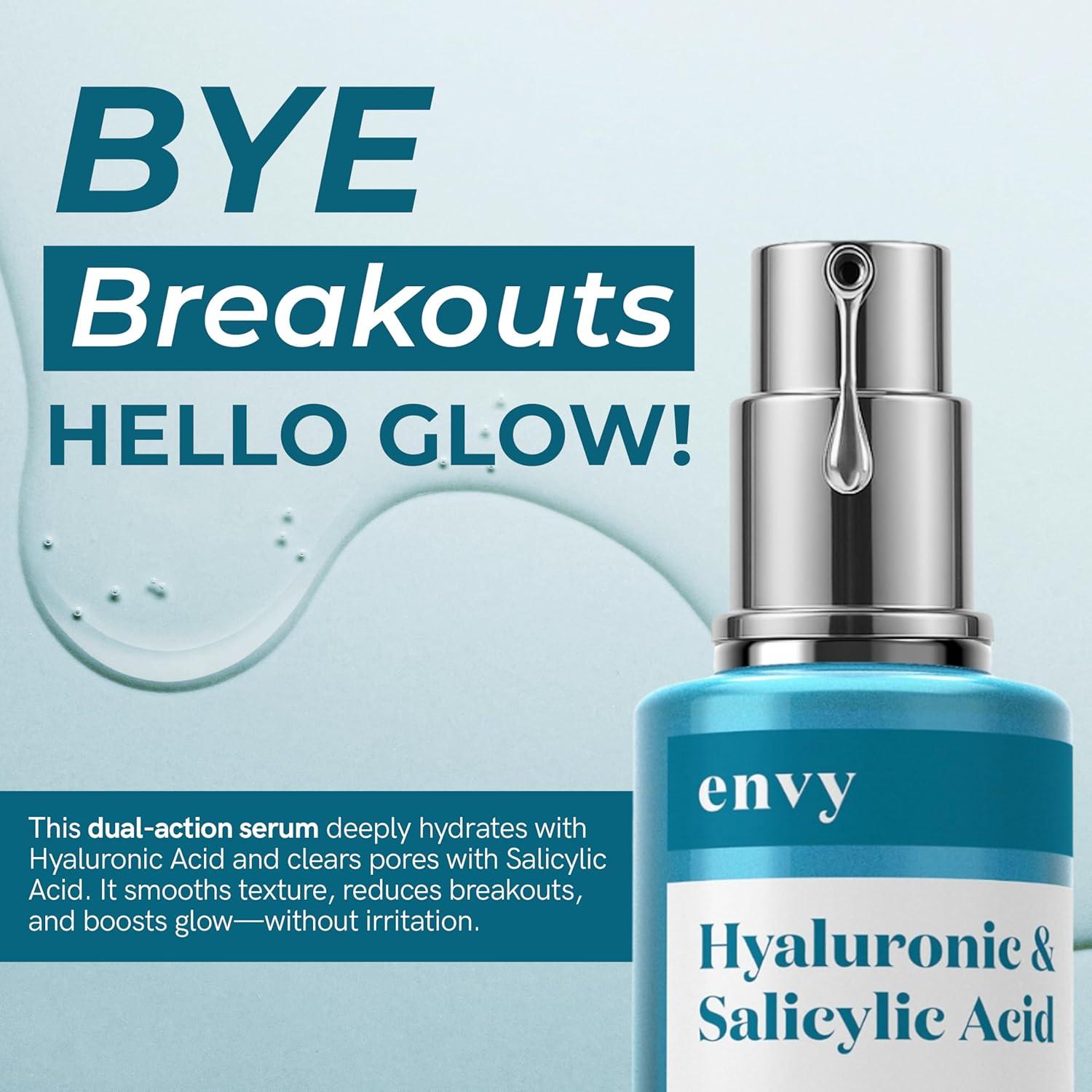 Suero Facial Envy Ácido Hialurónico 50ml - Hidratante y Antienvejecimiento