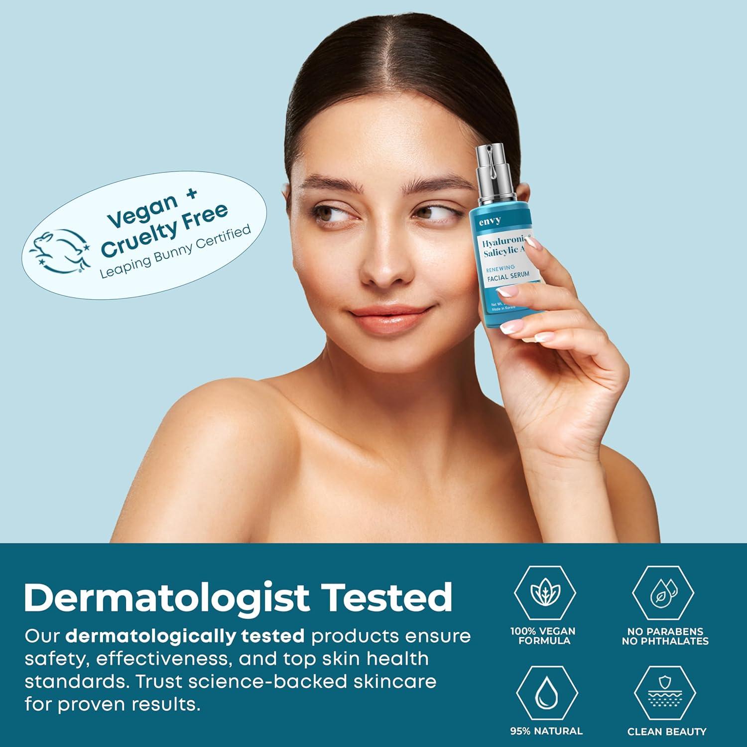 Suero Facial Envy Ácido Hialurónico 50ml - Hidratante y Antienvejecimiento