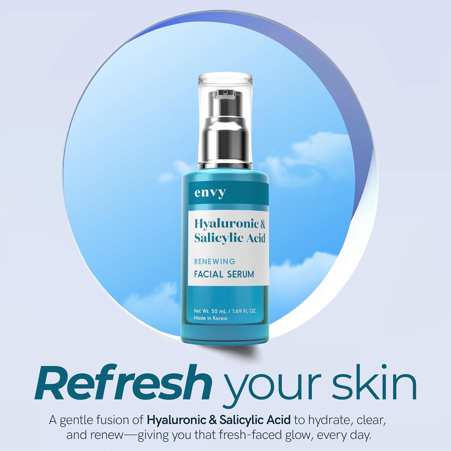 Suero Facial Envy Ácido Hialurónico 50ml - Hidratante y Antienvejecimiento