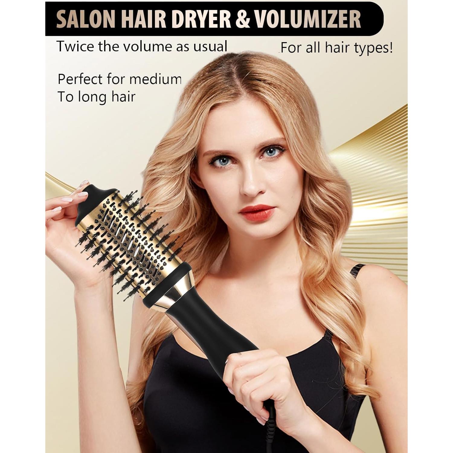 Cepillo Secador 4-en-1 BEITMISS con Tecnología Iónica 1200W