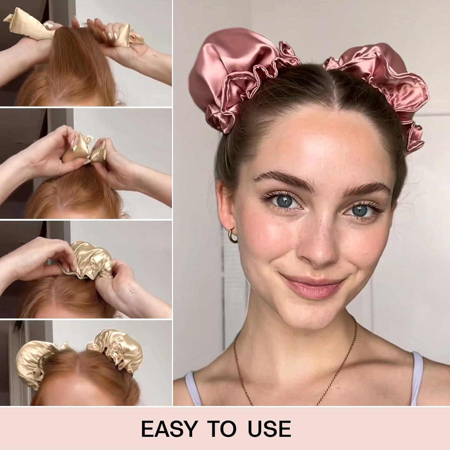 Rizadores de Pelo Sin Calor BLINKEEN 2 Sets Verde Oliva