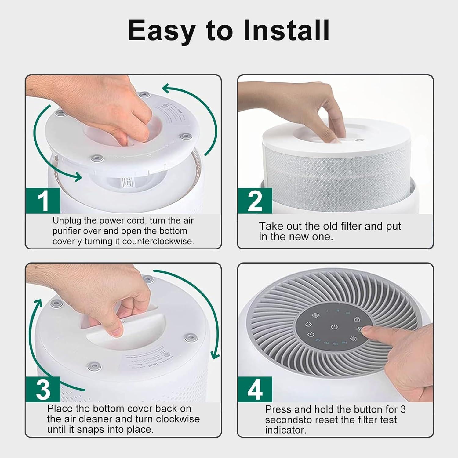 Filtro de Reemplazo Doifyn Core 300 para Purificador LEVOIT