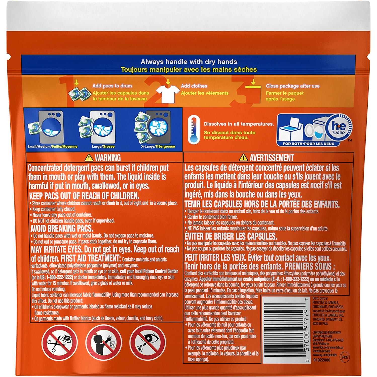 Tide PODS + Downy 12 Unidades - Detergente Líquido para Ropa