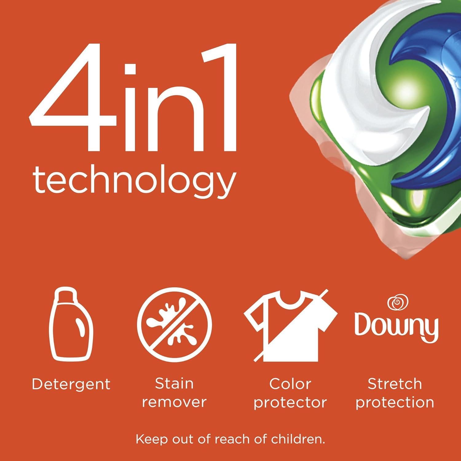 Tide PODS + Downy 12 Unidades - Detergente Líquido para Ropa