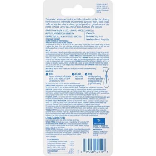 Cartucho de Recarga Limpiador Multiusos Lysol Smart 11.6 ml Brisa Cítrica