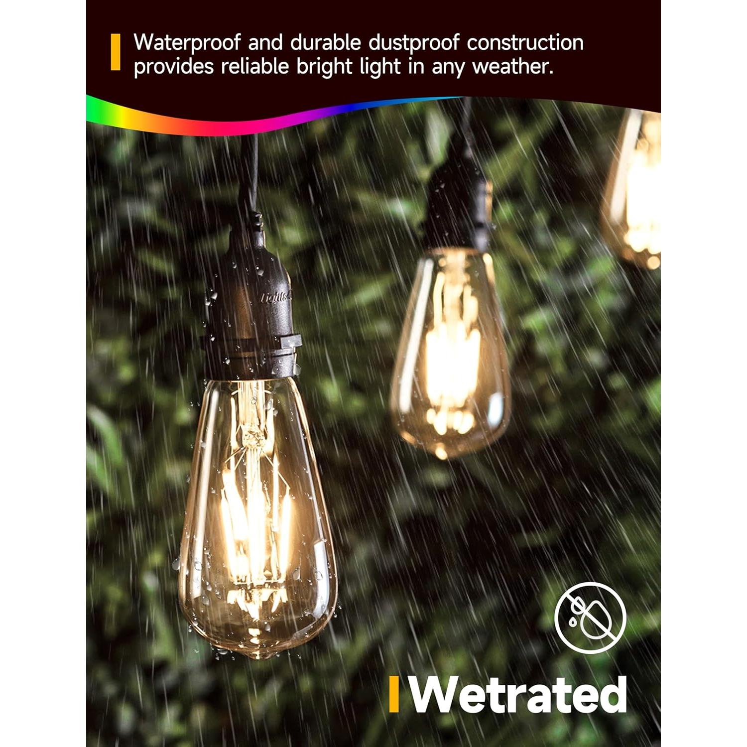 Bombillas LED Exterior UNILAMP 6W E26 2700K Sensor Crepúsculo