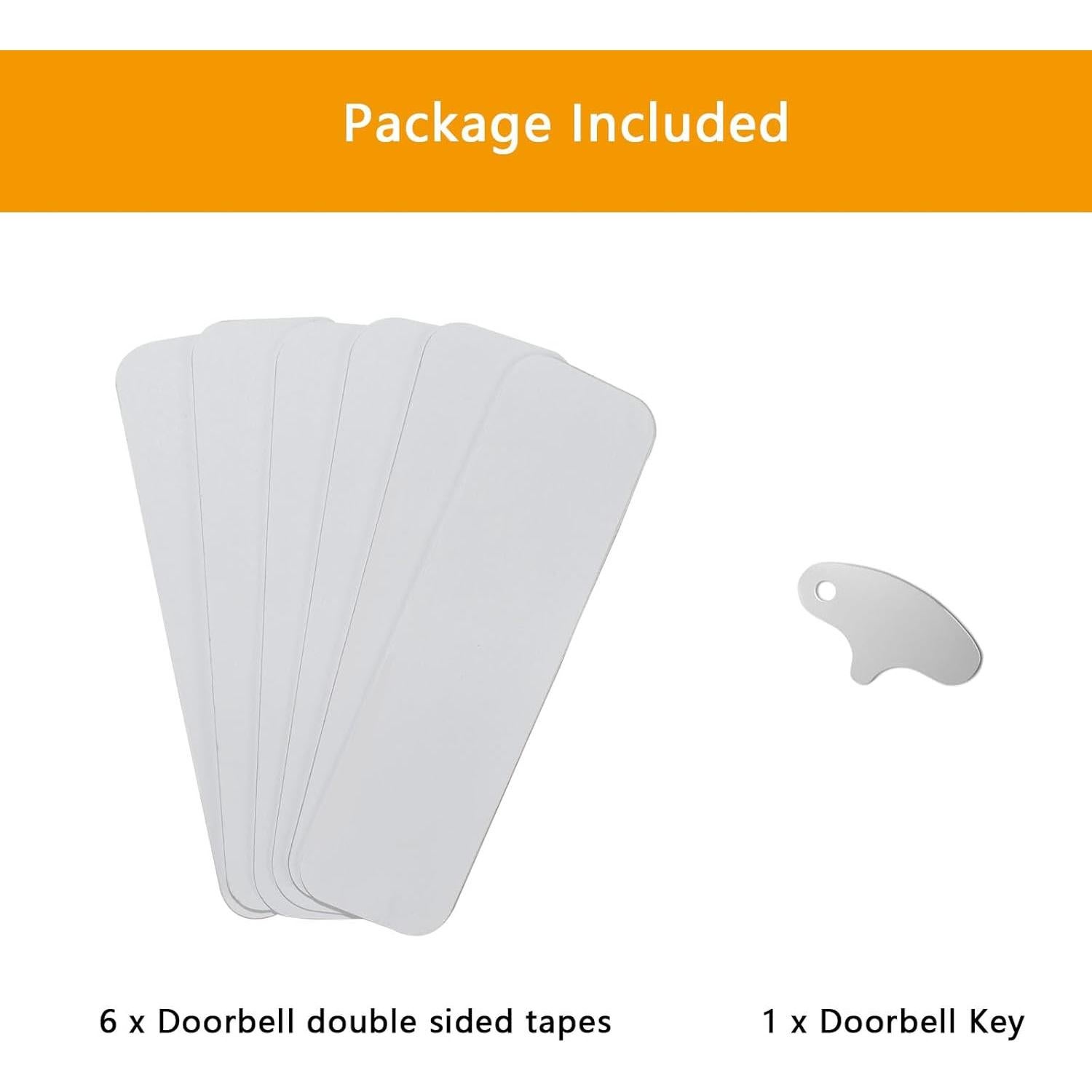 Paquete de 6 Cintas Adhesivas Doble Cara Takcam para Timbre Blink