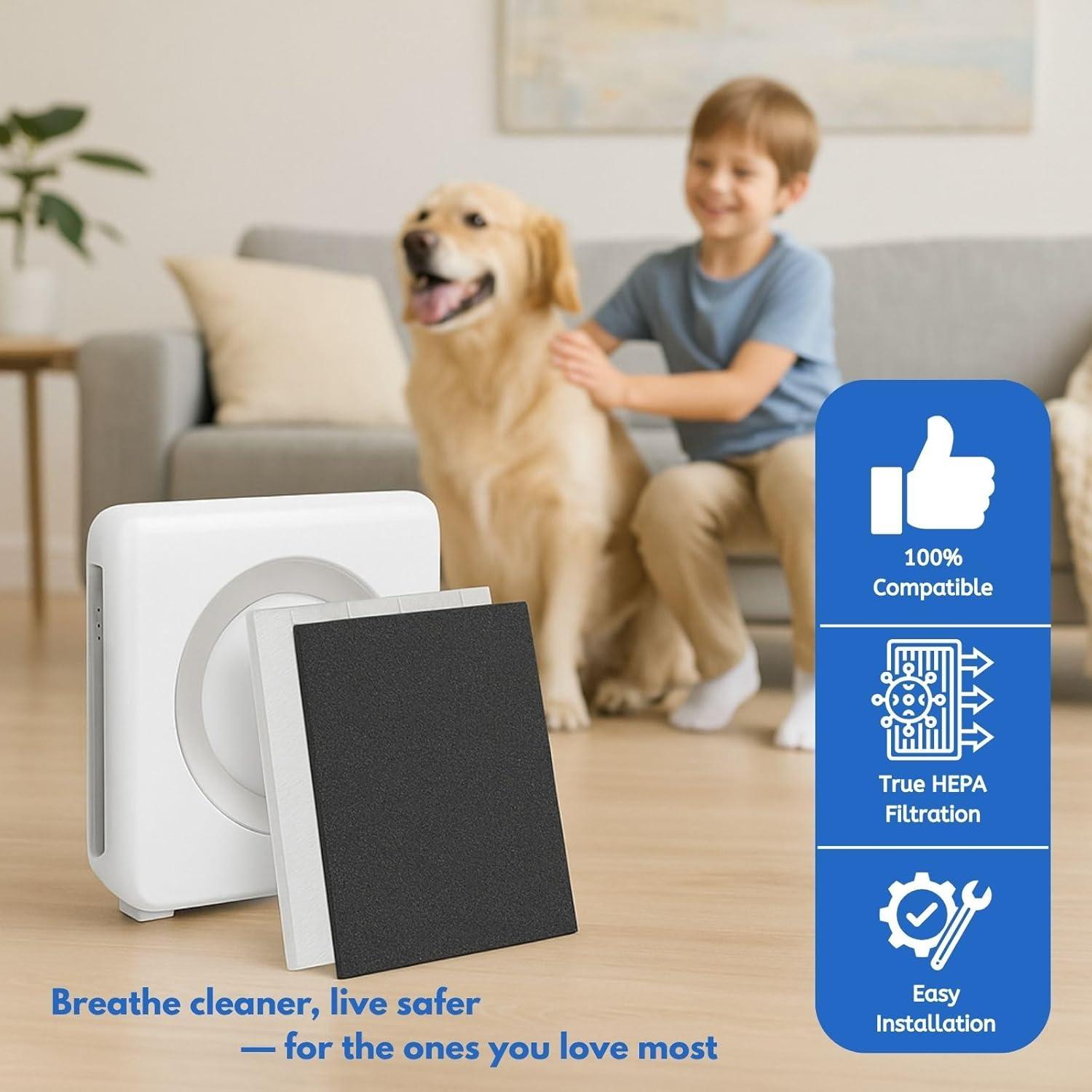 Filtro HEPA Nispira HBCOW1 con Carbón Activado para Coway