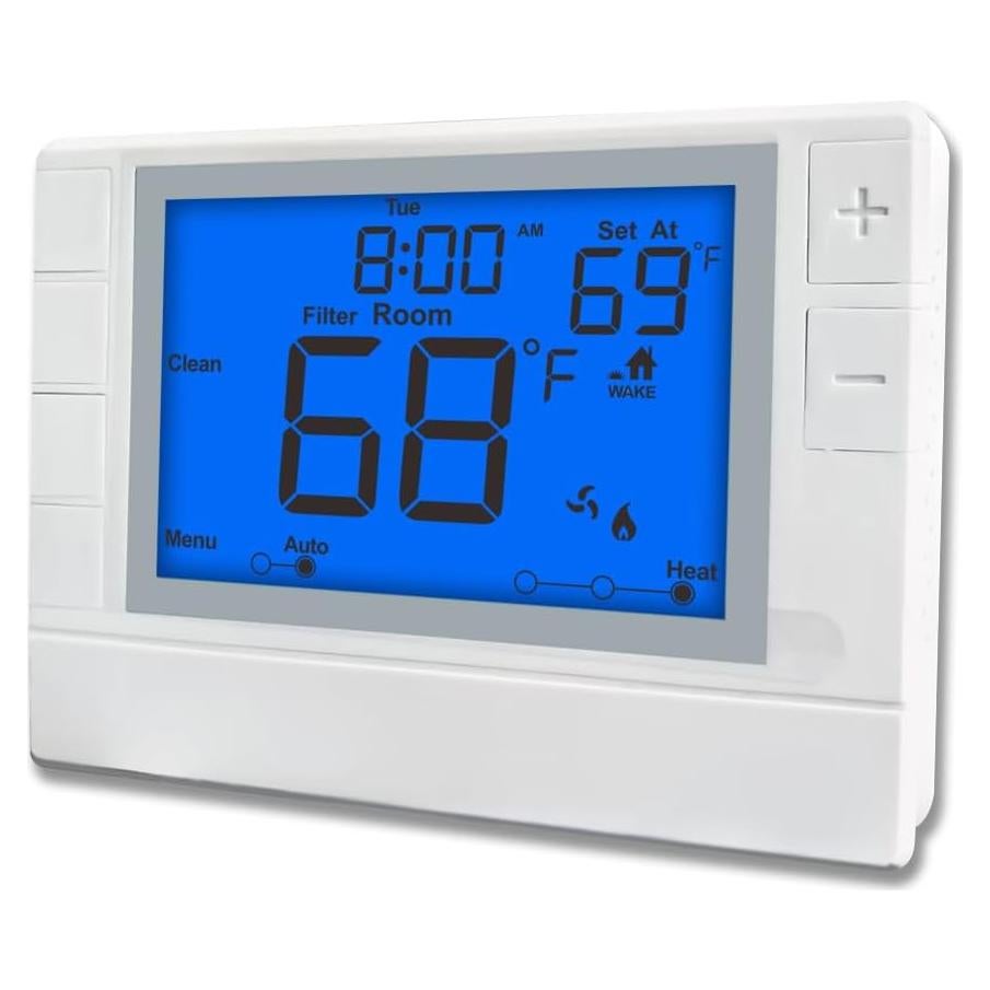 Termostato Programable Coiiwsei RTH715 Digital 24V Azul