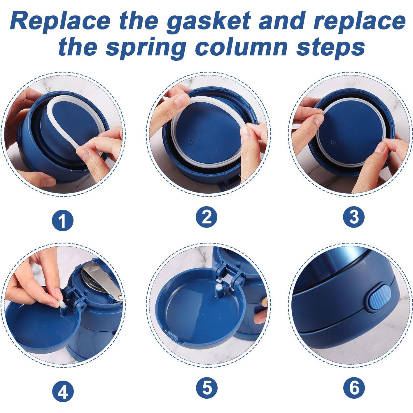 Juntas de Silicona para Frascos de Comida Thermos Funtainer 2 Piezas