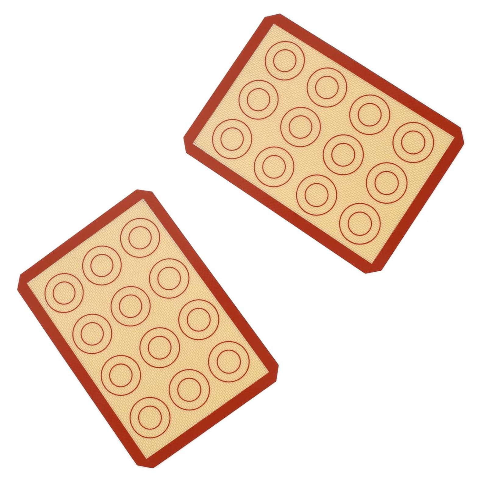 Tapetes de Silicona P&P CHEF 21.8x15.7 cm Antiadherentes 2 Pcs