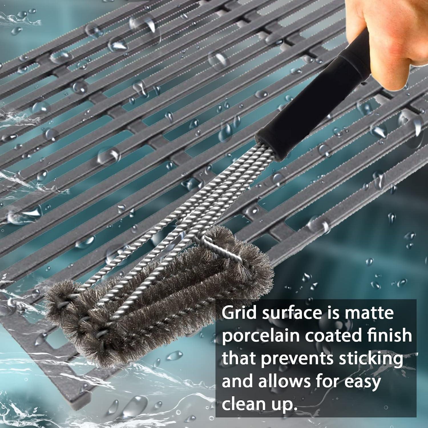 Rejillas de Parrilla Hongso 44.5x25.9 cm para Weber Spirit 200