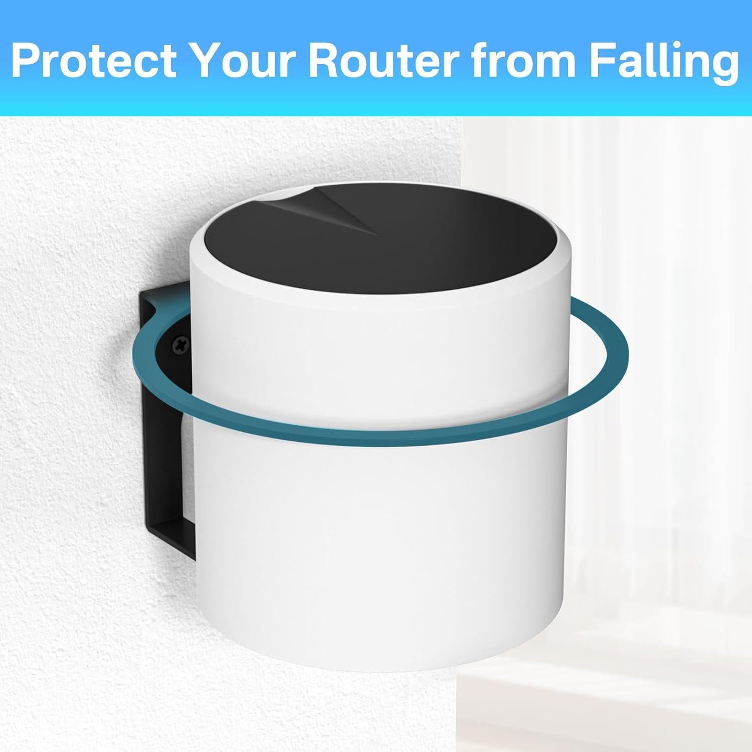 Soporte de Montaje en Pared para Router TP-Link Deco Negro