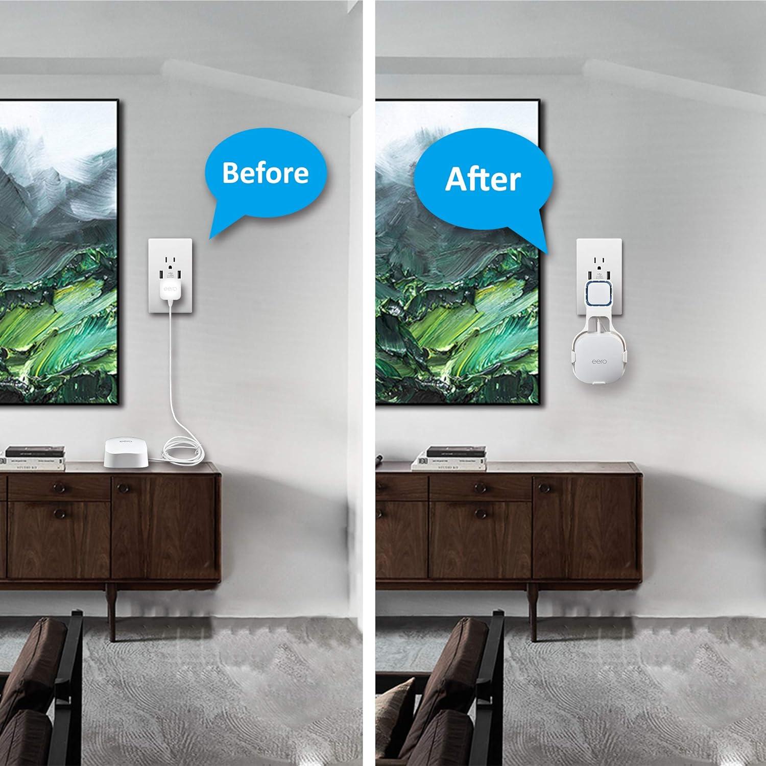 Soporte de Pared para Router EERO 6 - 2 Paquete - PETIMETI