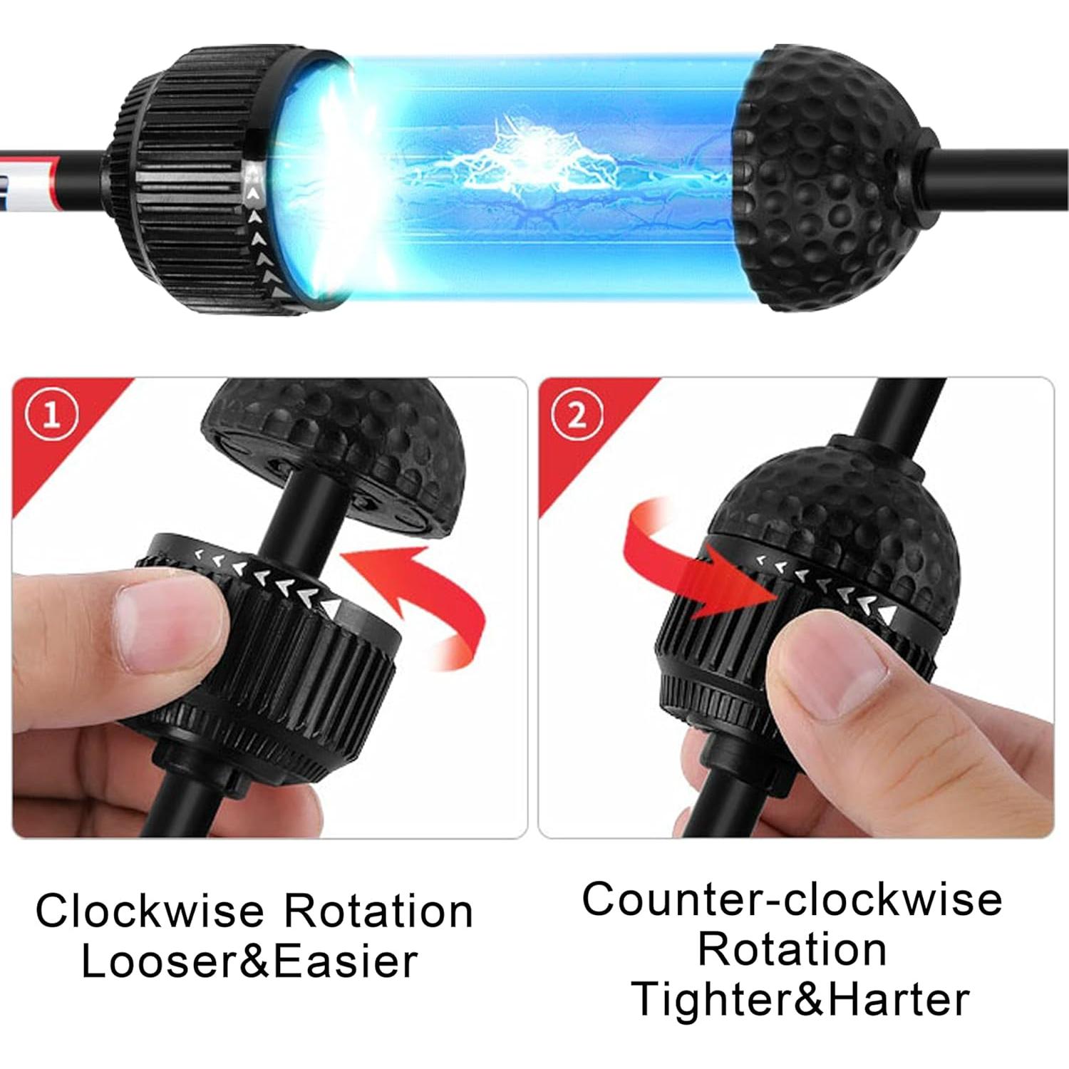 Bastón de Entrenamiento de Swing de Golf PGM - Ajustable