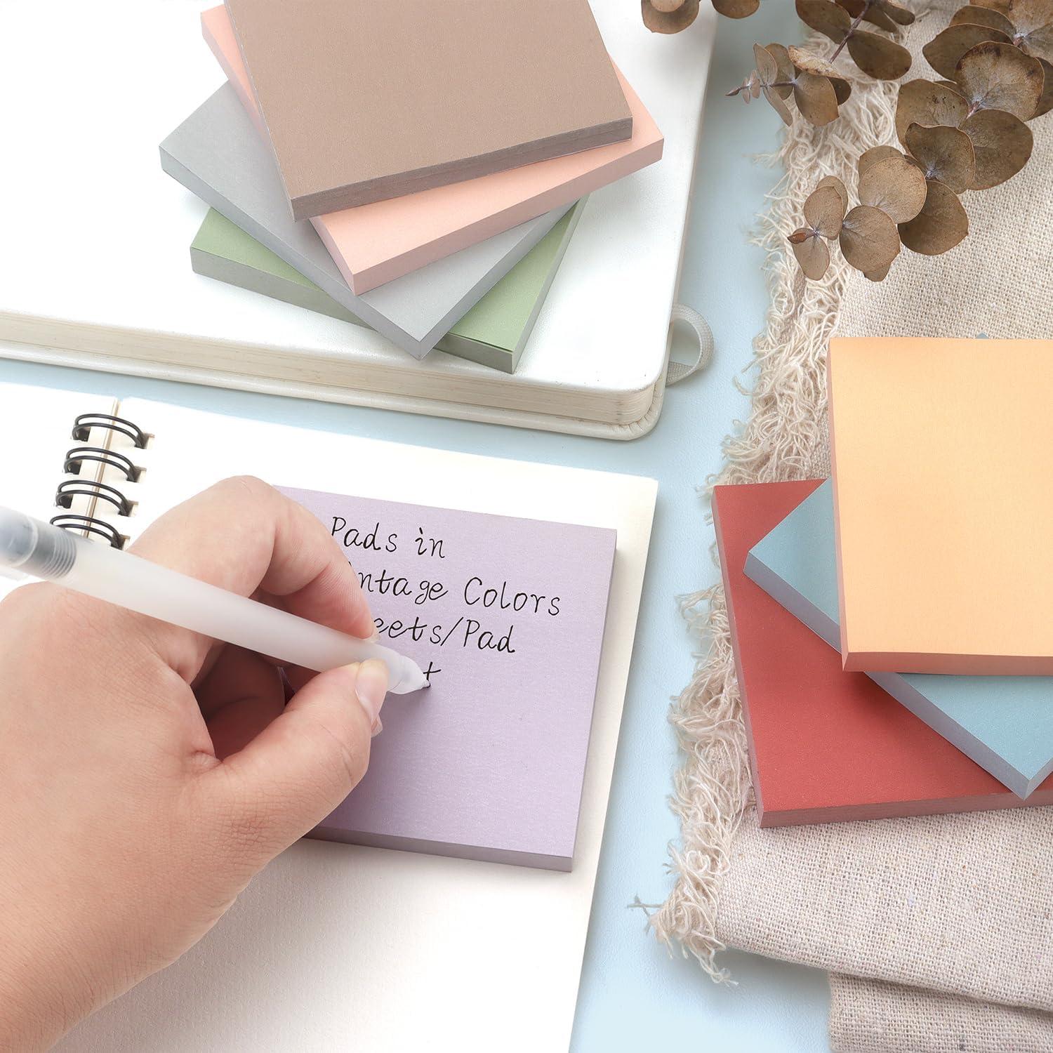 Notas Adhesivas Lobo Oriental Vintage 7.62x7.62cm 640 Hojas