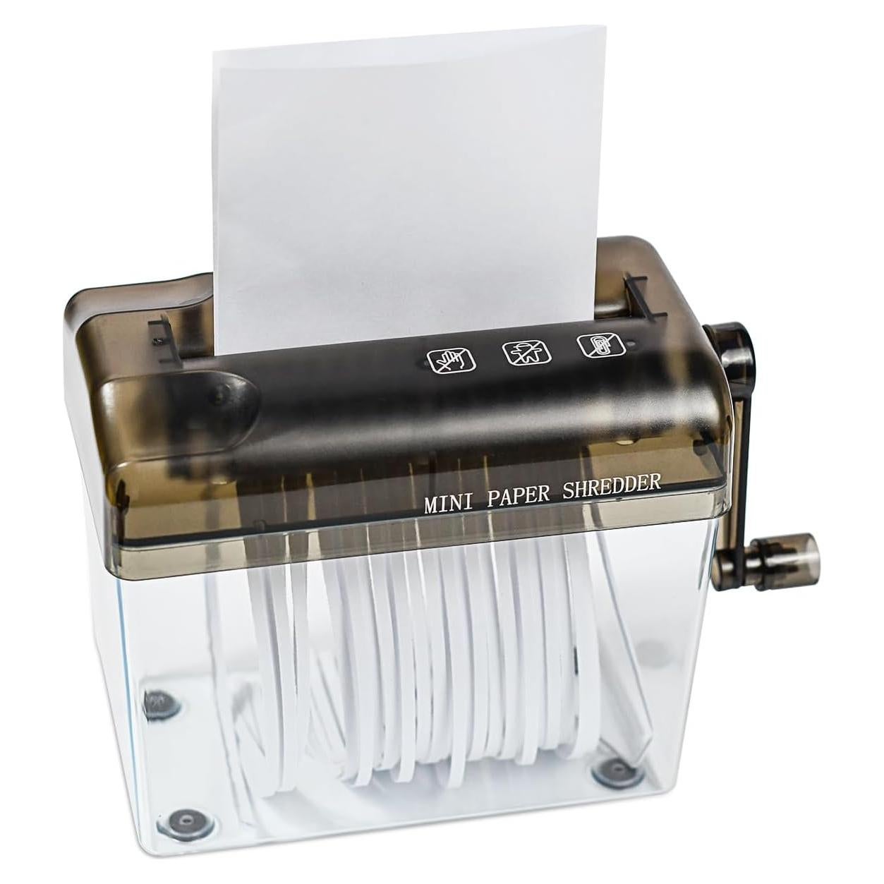 Mini Trituradora Manual JIKIOU de Papel 400g para Oficina