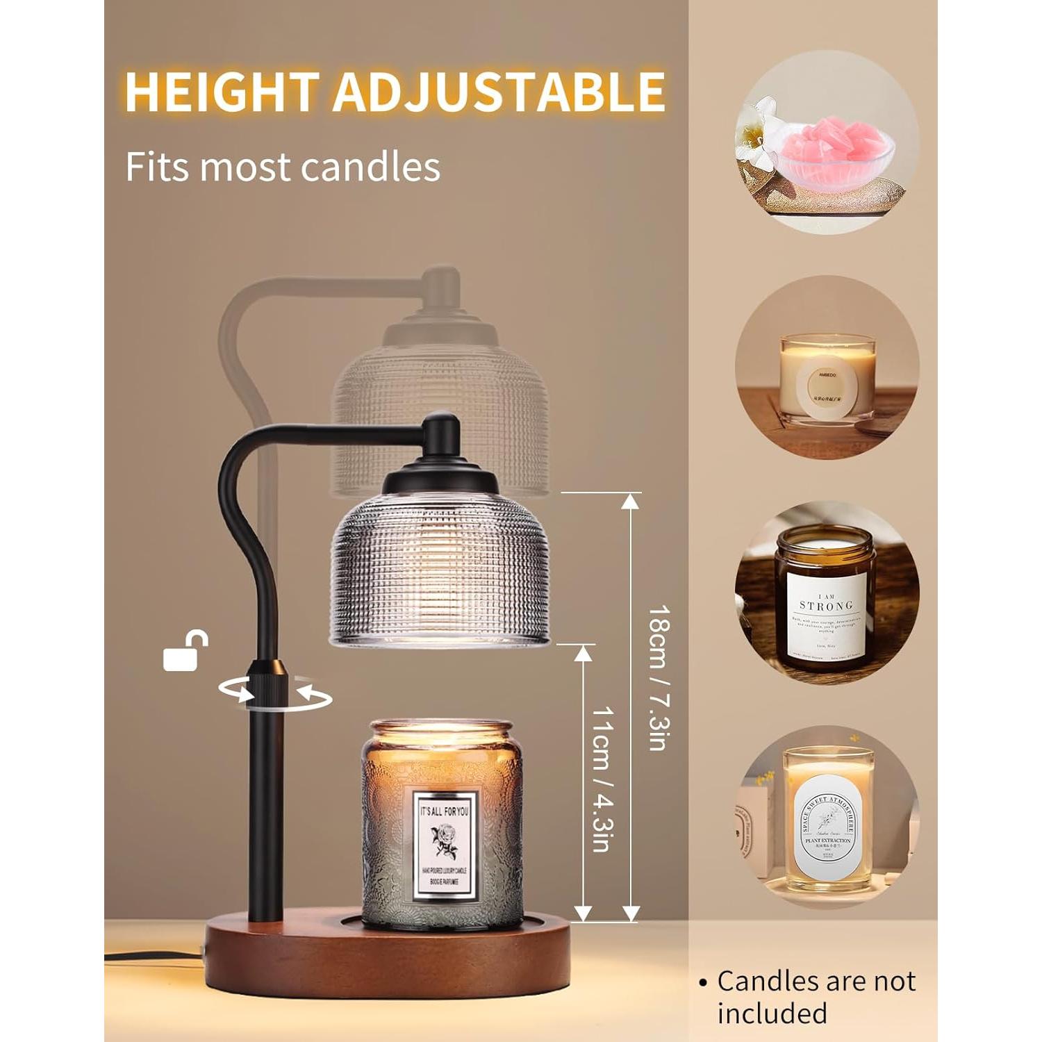 Lámpara Calentadora de Velas Kadrama con Temporizador 50W