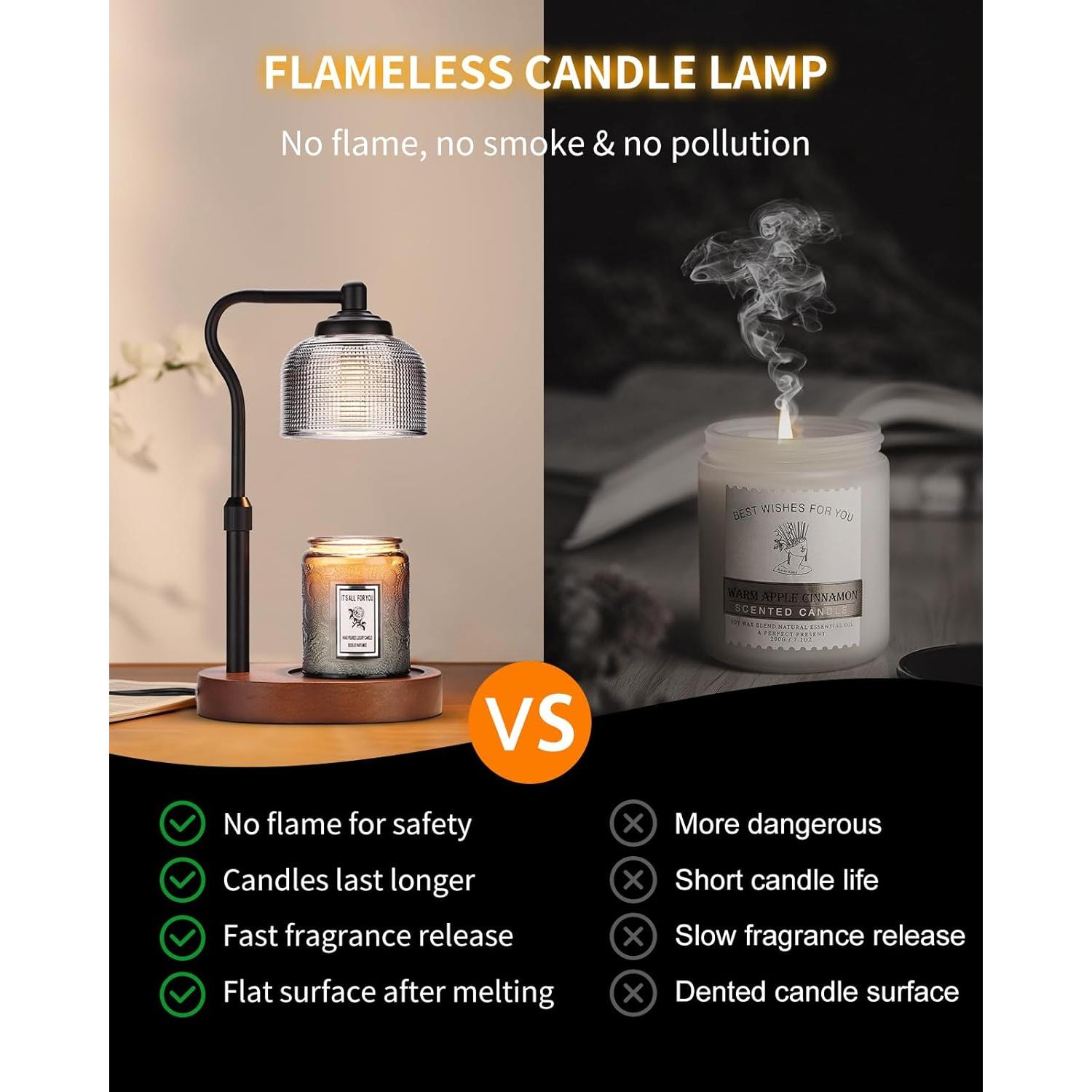 Lámpara Calentadora de Velas Kadrama con Temporizador 50W