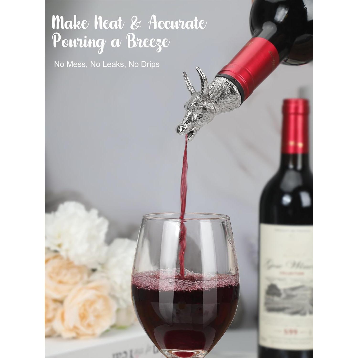 Vertedor de Vino Sodknow Toro Acero Inoxidable 15.49 cm