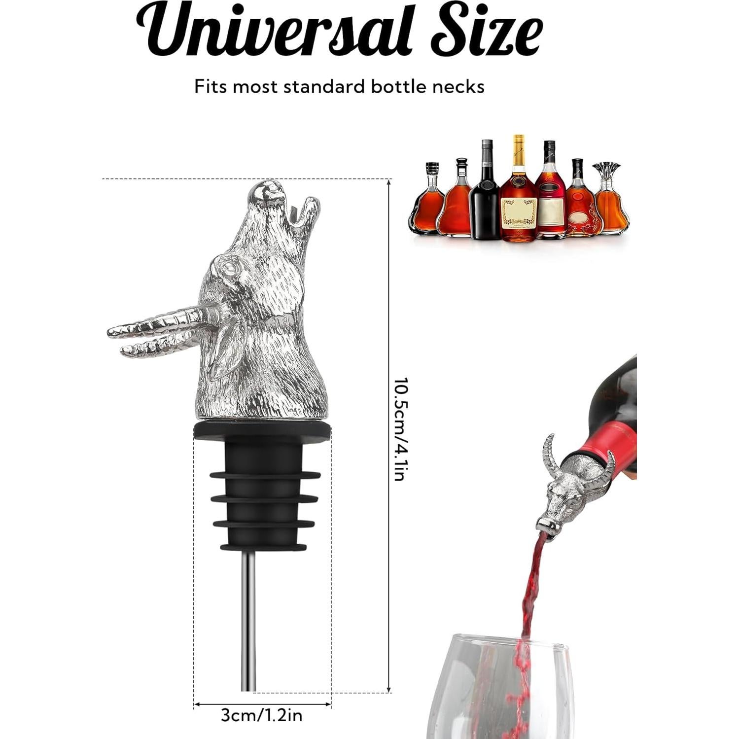 Vertedor de Vino Sodknow Toro Acero Inoxidable 15.49 cm