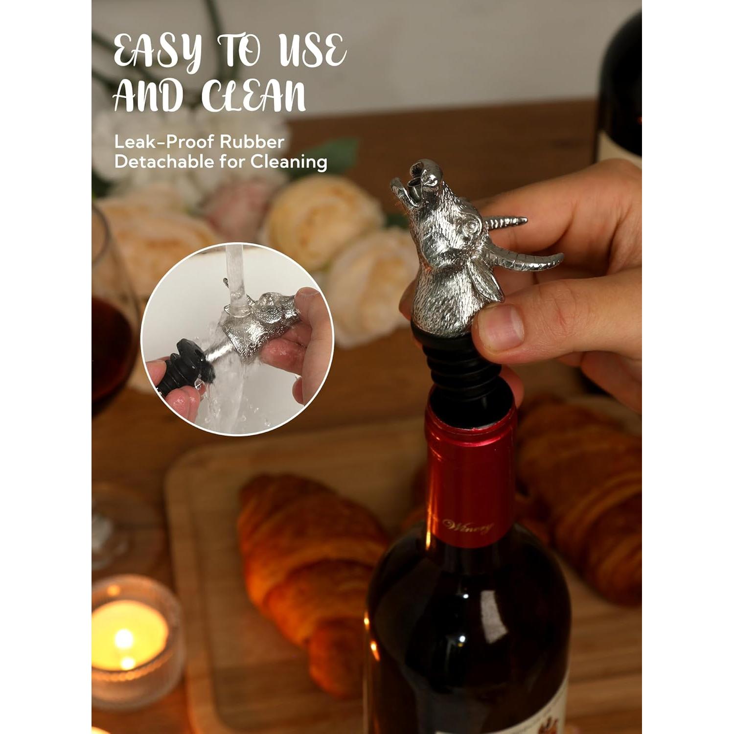 Vertedor de Vino Sodknow Toro Acero Inoxidable 15.49 cm