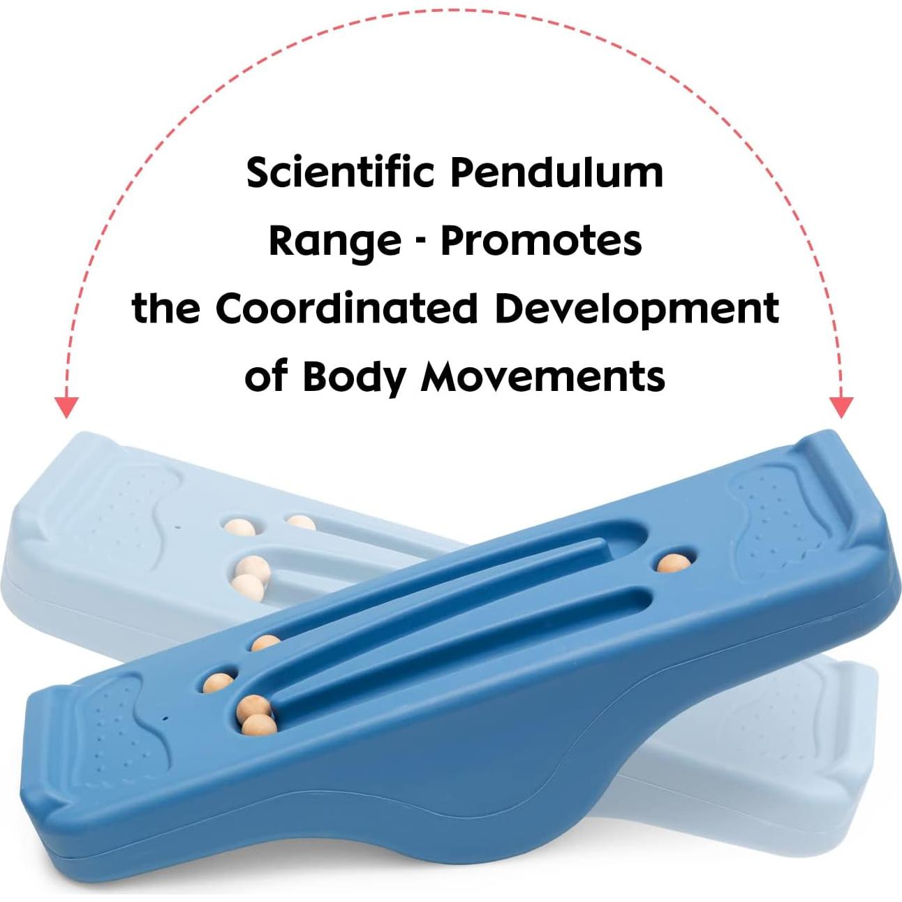 Tabla de Equilibrio Oscilante Joonly Azul para Niños 56x18 cm