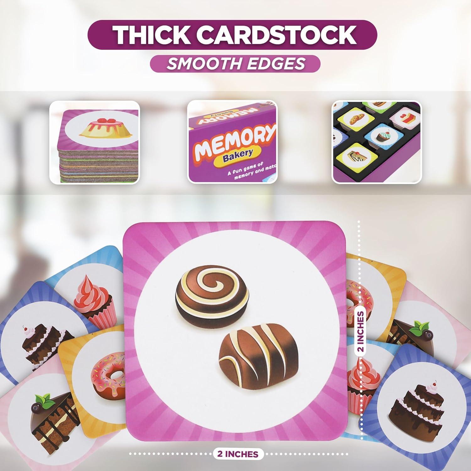 Juego de Memoria Point Games para Niños - 48 Cartas Didácticas