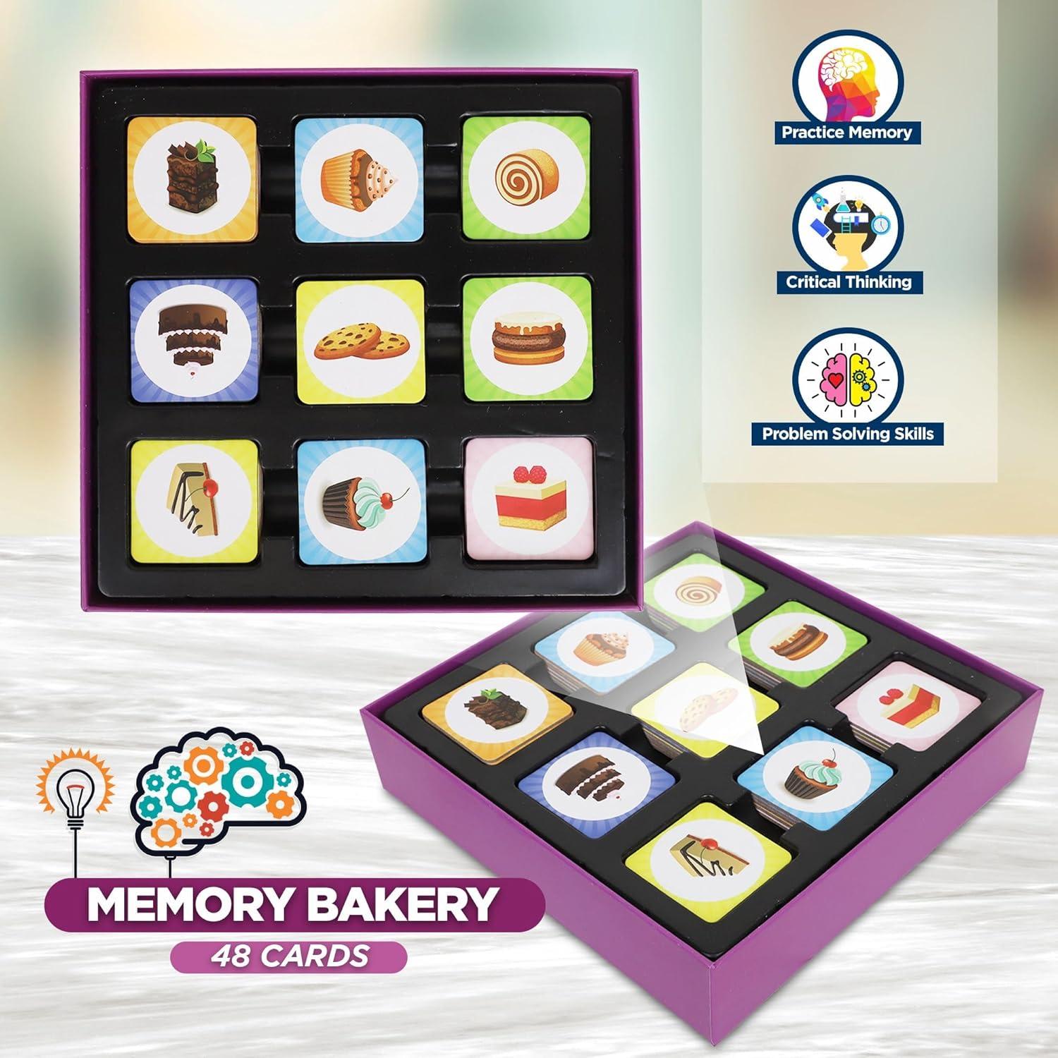 Juego de Memoria Point Games para Niños - 48 Cartas Didácticas