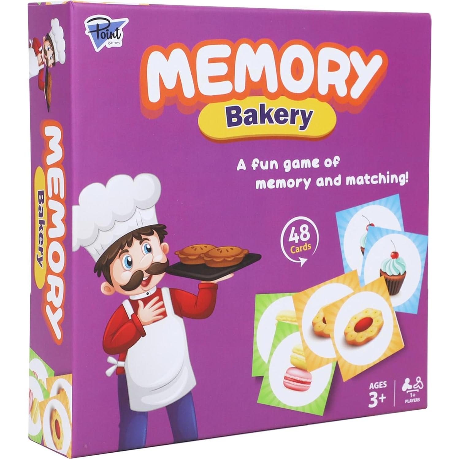 Juego de Memoria Point Games para Niños - 48 Cartas Didácticas