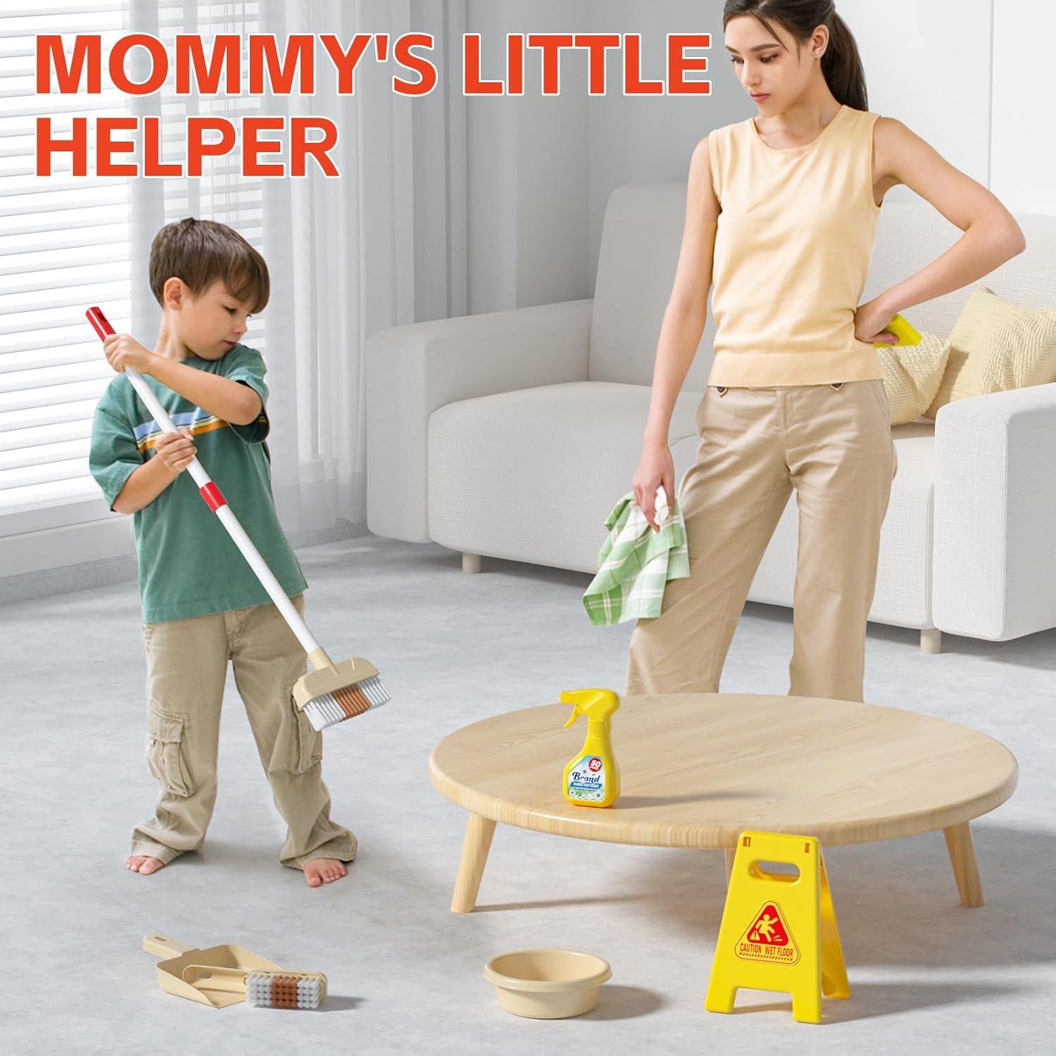 Juego de Limpieza Mini DOLIVE 8 Piezas para Niños