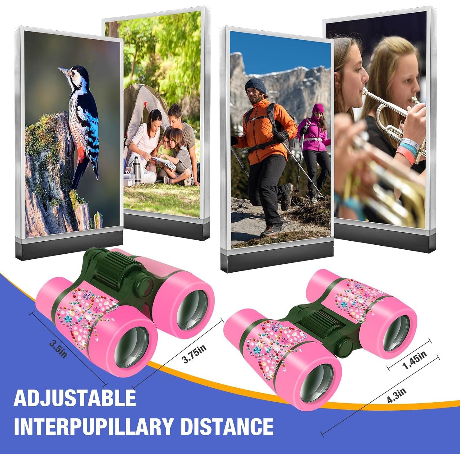 Binoculares para Niños BETURETOP 4x30mm con Calcomanías