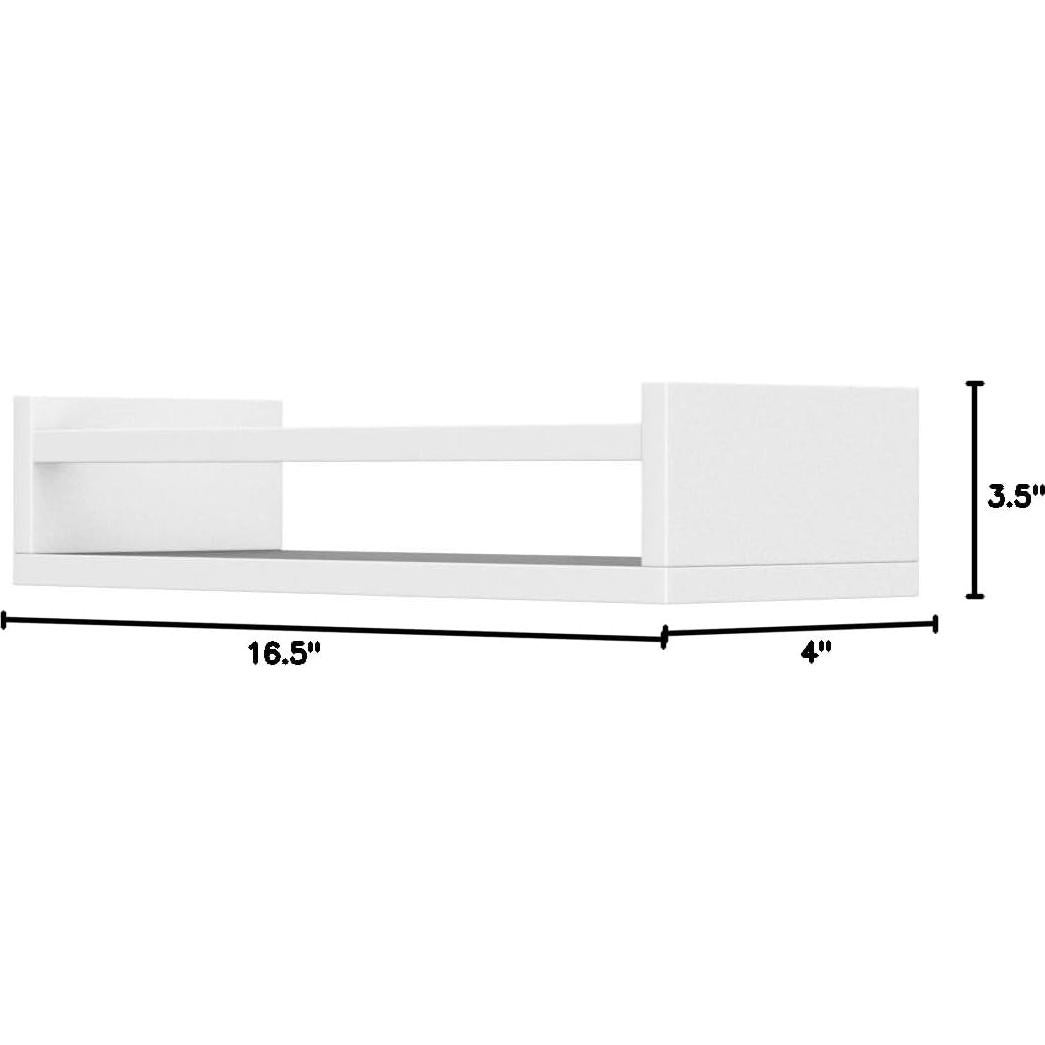Estanterías Flotantes Blancas Onlysky para Niños - 4 Unidades