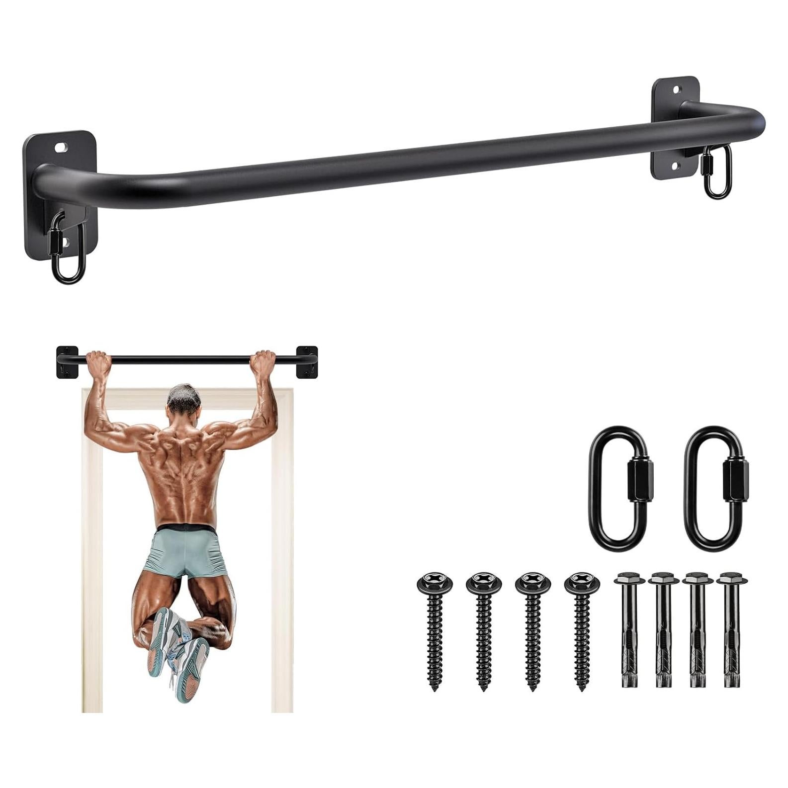 Barra de Dominadas SELEWARE Montaje en Pared 91 cm Alta Resistencia