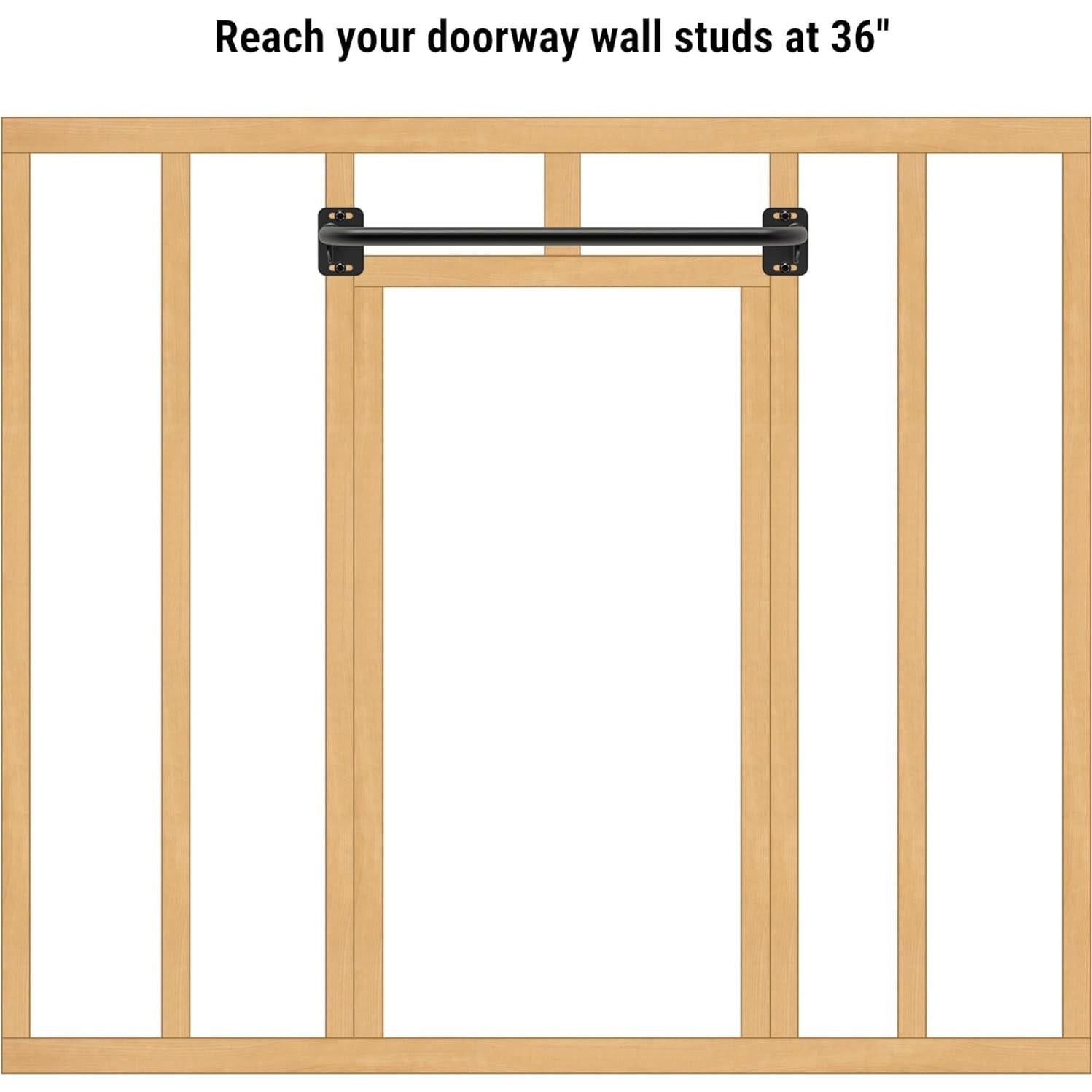 Barra de Dominadas SELEWARE Montaje en Pared 91 cm Alta Resistencia