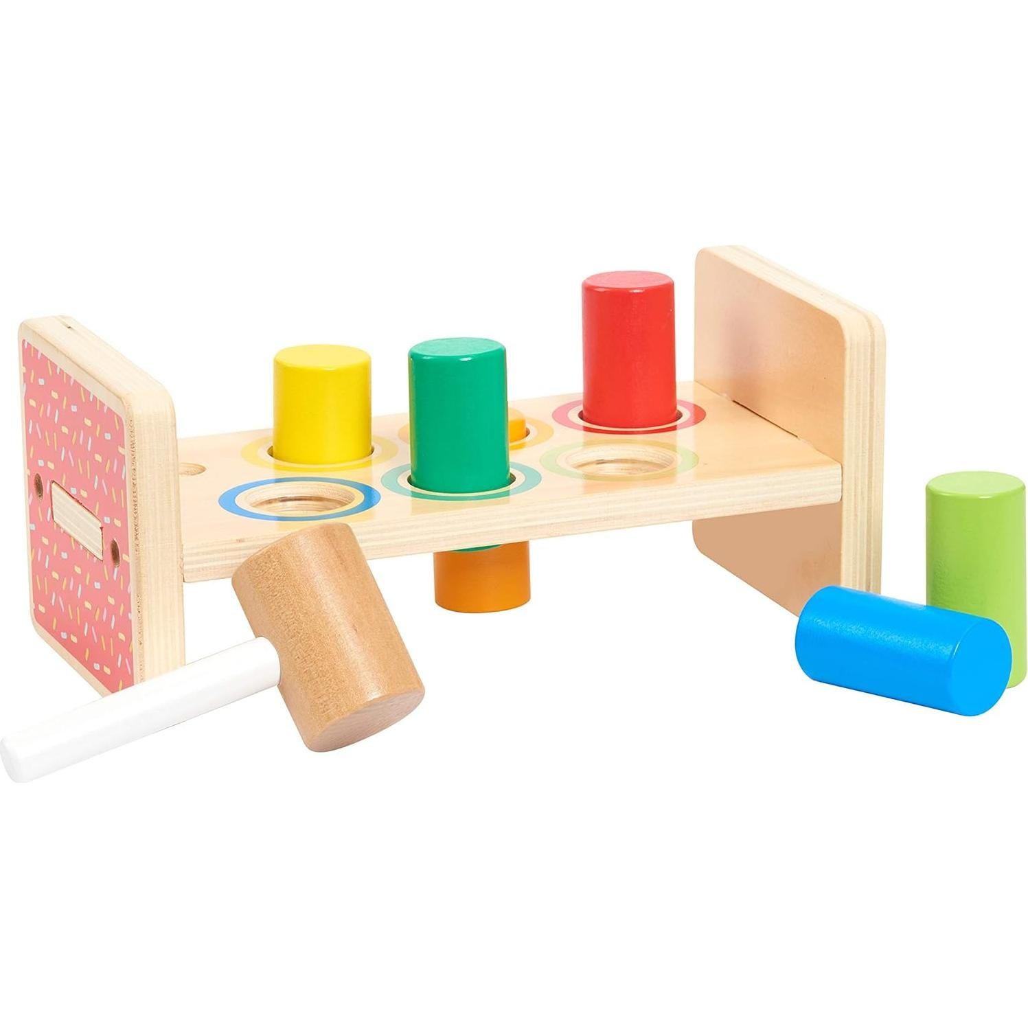 Banco de Martillo de Madera Just Play 25.5x12x12.5 cm