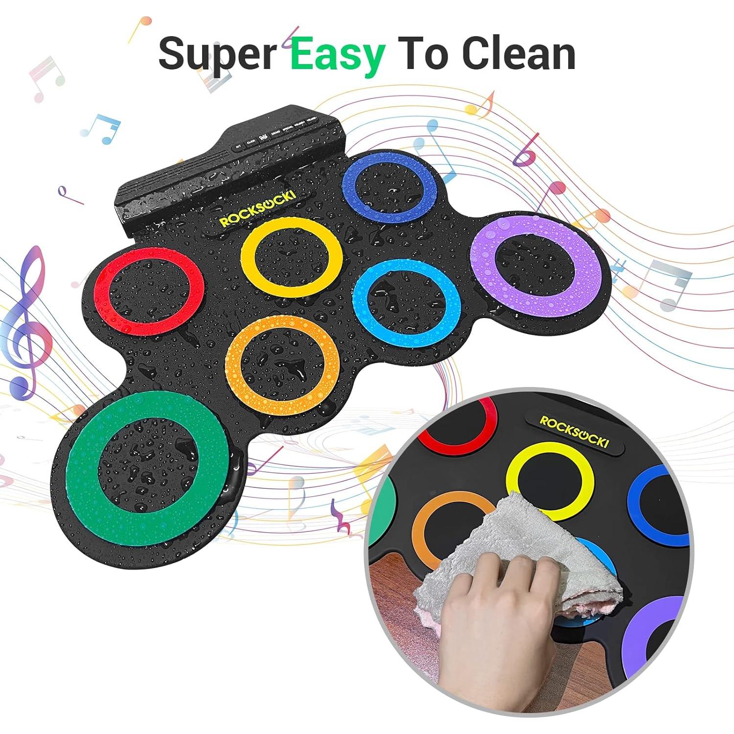 Juego de Batería Electrónica Rocksocki 7 Pads para Niños