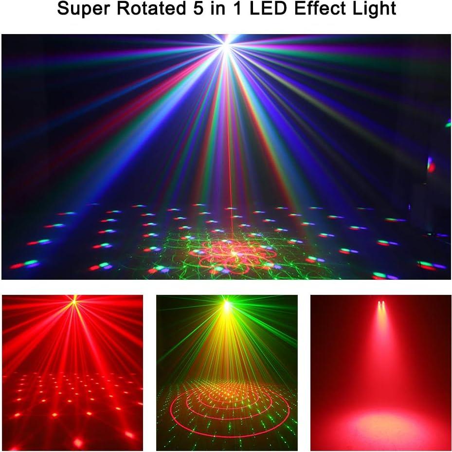 Luces de escenario WorldLite VES691 LED 5 en 1 con control remoto