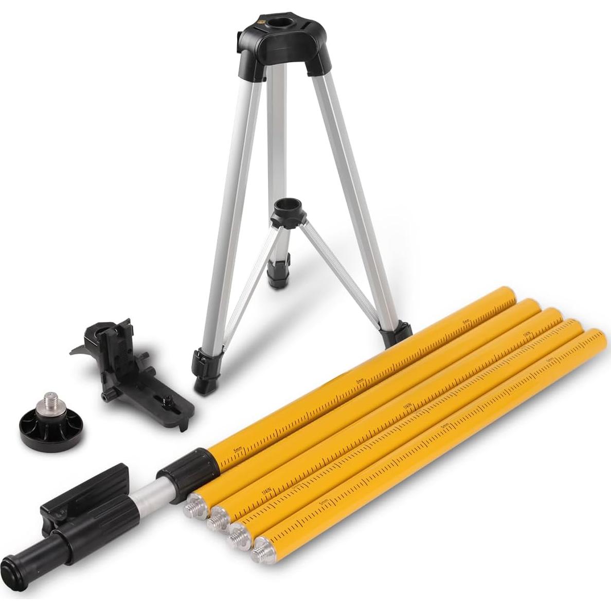 Polo de Nivel Láser DMITER Telescópico 3.7M con Trípode