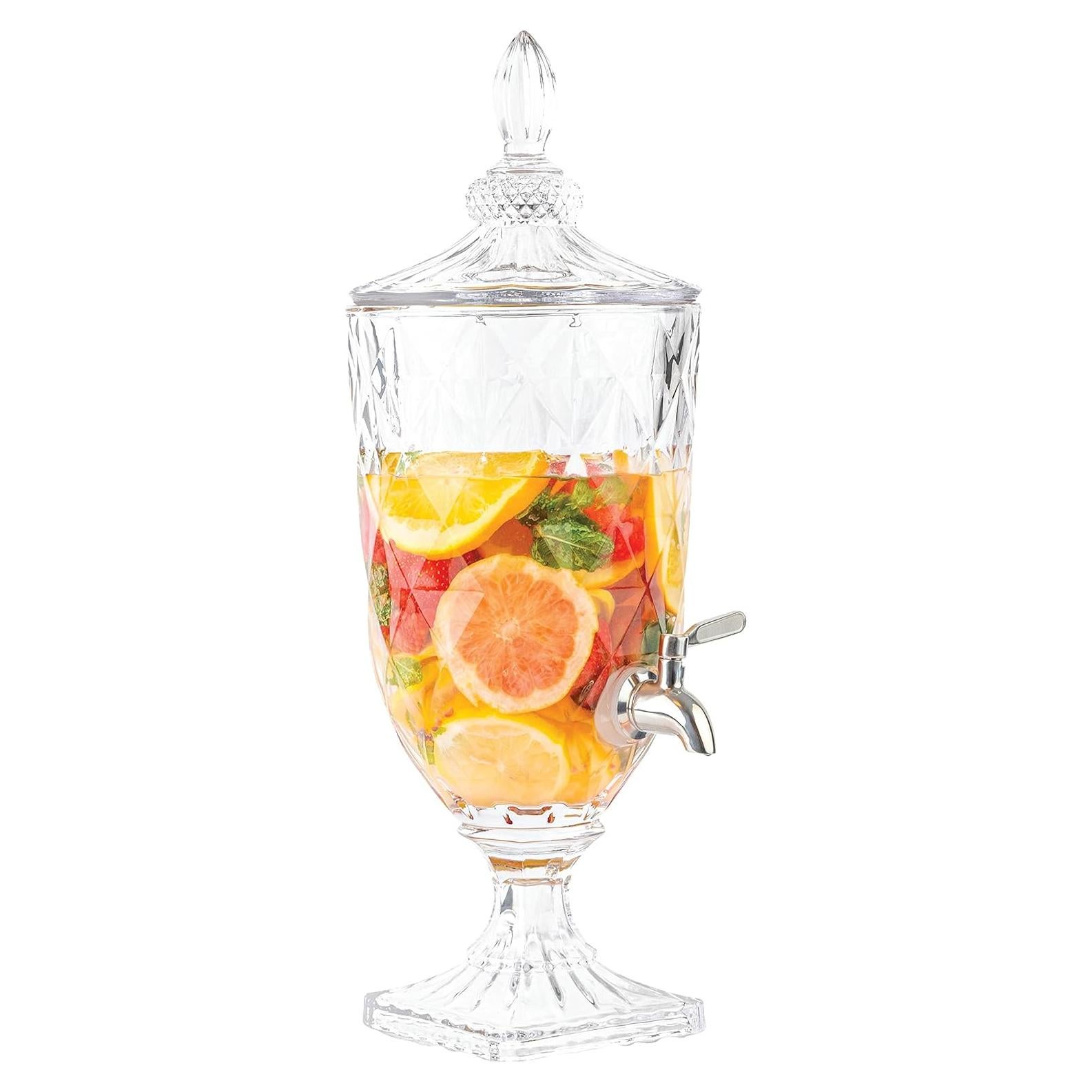 Dispensador de Bebidas Frías Kitchentoolz 3L Vidrio con Grifo